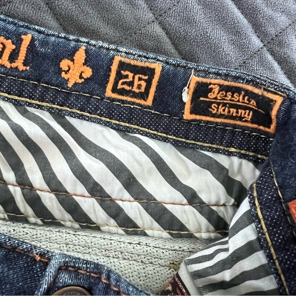 Rock Revival Jeans Women 26 Skinny Solid 31” L CL - Picture 4 of 8